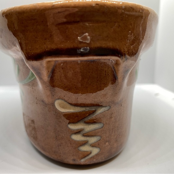 Vintage Hand-painted Clay Dish - Picture 4 of 5